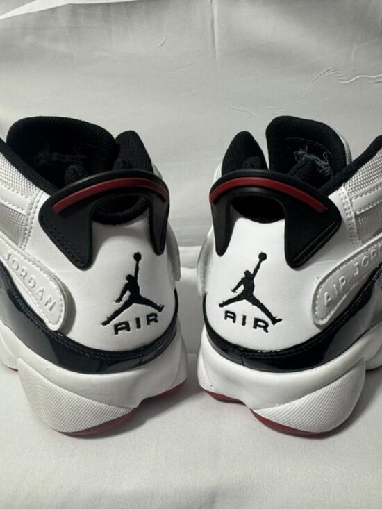 Nike Air Jordan 6 Rings -- Bred Black Red Sneakers Men\'s Size 8.5 #182 main image 4
